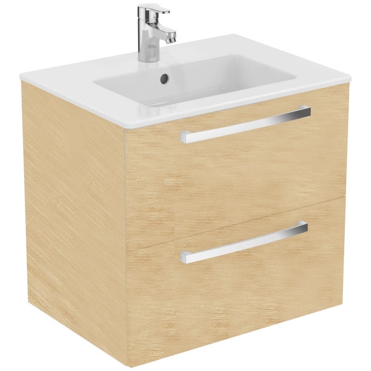 Ceramica Dolomite Serie Gemma Sospesa.Ceramica Dolomite J5272os Gemma 2 Mobile Sospeso Da 60 Cm Con Lavabo Incluso Rovere Chiaro Prezzi E Offerte Su Tavolla Com