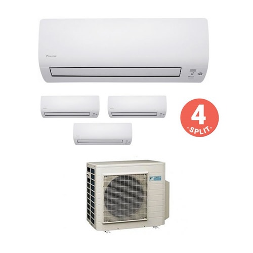 Immagine di Daikin K/G Climatizzatore quadri split inverter | unità esterna 6.8 kW unità interne 5000+5000+7000+7000 BTU 4MXS68F+2xCTXS15K+2xFTXS20K
