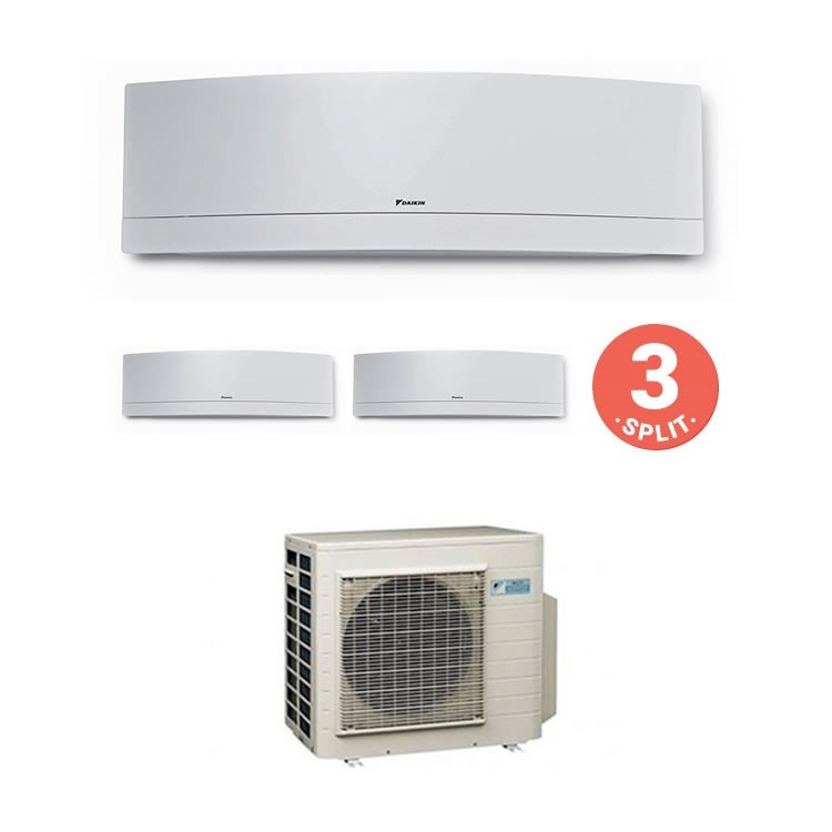 Immagine di Daikin EMURA Climatizzatore multisplit 7000 + 7000 + 7000 BTU Inverter A+++ Wi-Fi 4MXS68F-3-FTXG20LW