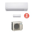 Immagine di Daikin K/G Climatizzatore dual split inverter | unità esterna 4 kW unità interne 12000+12000 BTU 2MXS40H+2xFTXS35K