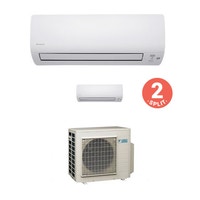 Immagine di Daikin K/G Climatizzatore dual split inverter | unità esterna 4 kW unità interne 12000+12000 BTU 2MXS40H+2xFTXS35K