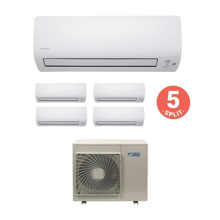 Immagine di Daikin K/G Climatizzatore penta split inverter | unità esterna 9 kW unità interne 5000+5000+5000+5000+5000 BTU 5MXS90E+5xCTXS15K