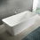 Immagine di Ideal Standard TONIC II vasca 180 x 80 cm per installazione centro stanza dotata di colonna di scarico e telaio, bianco E398101