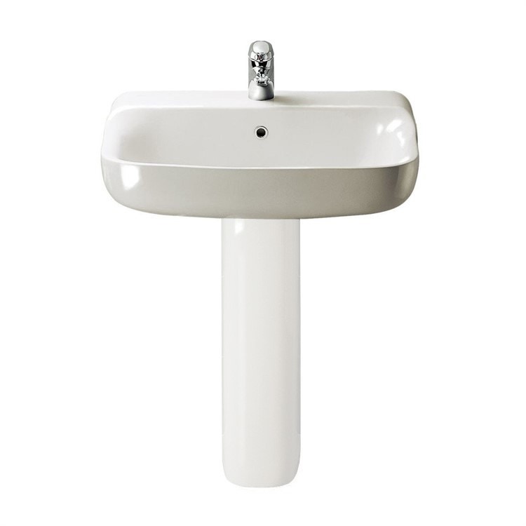 Immagine di Ideal Standard Conca Lavabo 690x570 mm, con ampio bacino rettangolare, bianco T098061