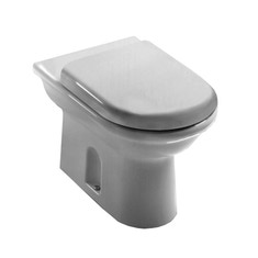 Immagine di Ideal Standard Esedra Vaso scarico a pavimento, flussometro, passo rapido, bianco T306361