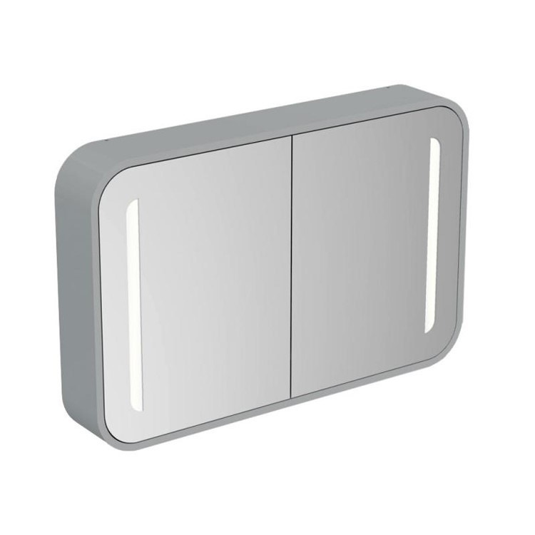 Immagine di Ideal Standard DEA Specchio contenitore 1000x650x150 mm, Finitura Grigio cenere laccato lucido T7856S2