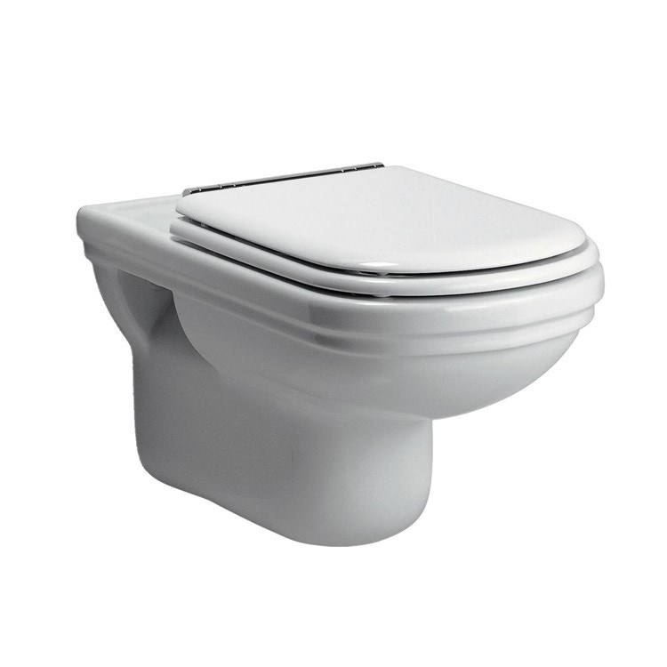 Immagine di Ideal Standard Calla Vaso sospeso con sedile e scarico a parete o immurata, bianco T303461