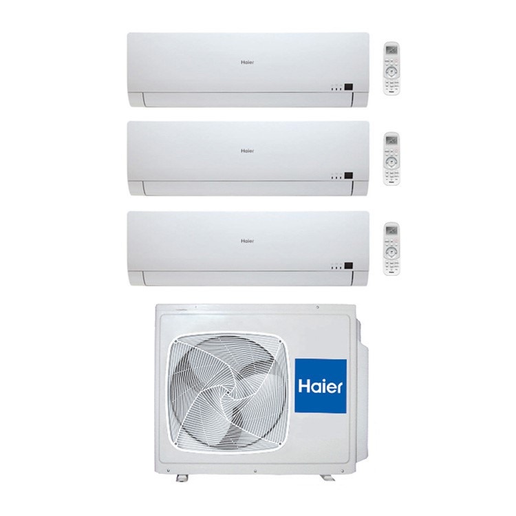 Immagine di Haier BREZZA Climatizzatore trial split inverter | unità esterna 5.5 kW unità interne 7000+7000+9000 BTU 3U19FS1ERA(N)+2xAS07BS4HRA+AS09BS4HRA