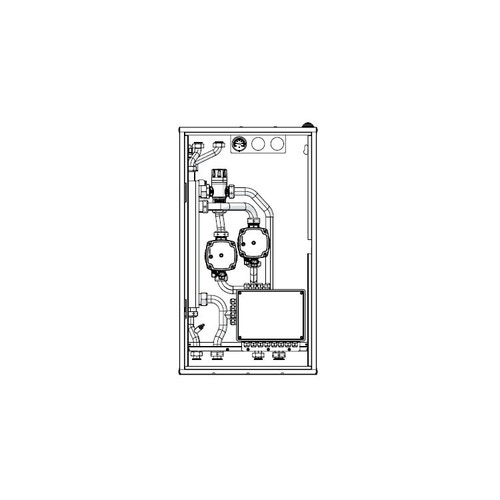 Immagine di Beretta CONNECT BASE LE MIX1 1AT+1BT, separatore verticale e zone mix termostatiche 20084765