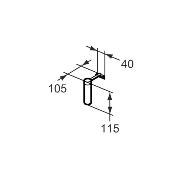 Immagine di Ceramica Dolomite Gemma 2 lampada verticale J5277AA