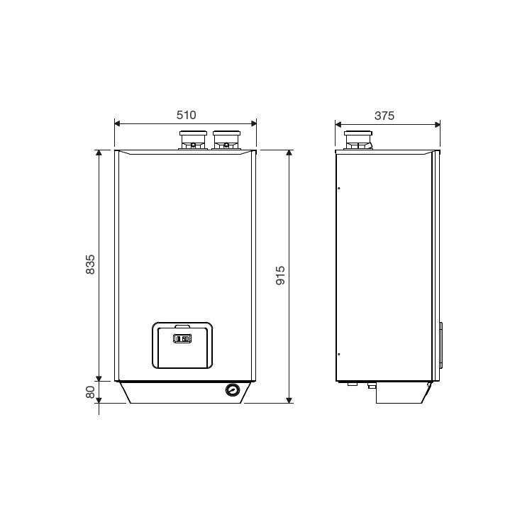 Immagine di Beretta POWER X 50 Caldaia murale alta potenza a condensazione, premiscelata da interno SOLO riscaldamento 20114814