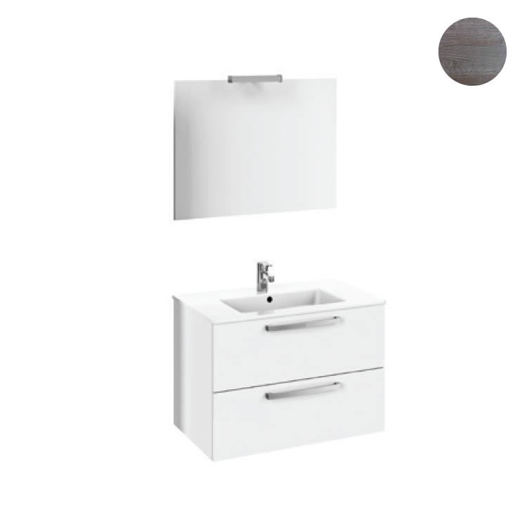 Ceramica Dolomite Gemma 2.Ceramica Dolomite J5274sg T3357bh T3190aa Gemma 2 Composizione Rovere Grigio Mobile 80 Cm Sospeso Con Lavabo Incluso Specchio E Lampada A Led Prezzi E Offerte Su Tavolla Com