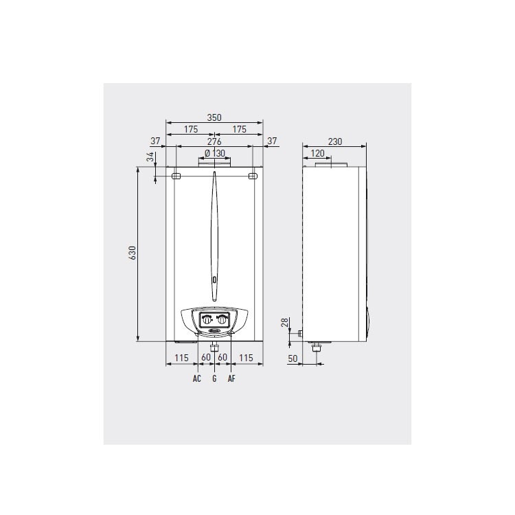 Immagine di Immergas JULIUS 14 ErP scaldabagno metano 3.025675
