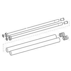 Immagine di Immergas Kit tubi per allineamento circuito solare in dima per MAGIS HERCULES ErP 3.023339