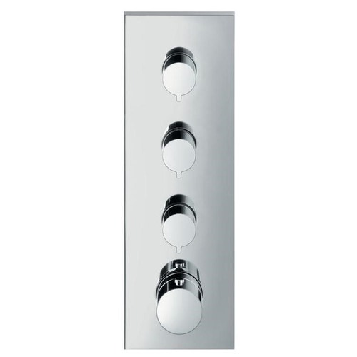Immagine di Axor SHOWERSOLUTIONS modulo termostatico 360/120, ad incasso, per 3 utenze, Square, finitura cromo 10751000