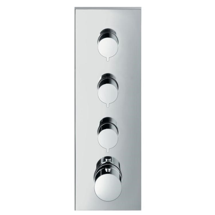 Immagine di Axor SHOWERSOLUTIONS modulo termostatico 360/120, ad incasso, per 3 utenze, Square, finitura cromo 10751000