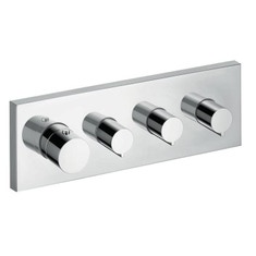 Immagine di Axor SHOWERSOLUTIONS modulo termostatico 360/120, ad incasso, per 3 utenze, Square, finitura cromo 10751000