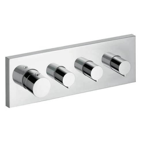 Immagine di Axor SHOWERSOLUTIONS modulo termostatico 360/120, ad incasso, per 3 utenze, Square, finitura cromo 10751000