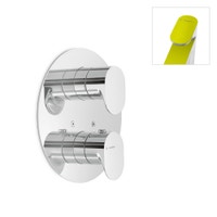 Immagine di Linfa Miscelatore termostatico ad incasso per doccia, con rubinetto d’arresto. 67064E.05.033