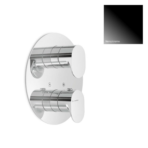 Immagine di Linfa Miscelatore termostatico ad incasso per doccia, con rubinetto d’arresto. 67064E.02.007