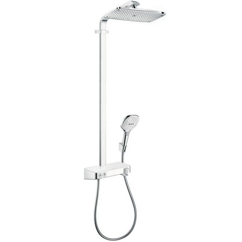 Immagine di Hansgrohe Raindance Select  E 360 Showerpipe , finitura bianco/cromo 27288400