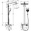 Immagine di Hansgrohe Raindance Select  E 360 Showerpipe , finitura bianco/cromo 27288400