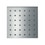 Immagine di Axor SHOWERSOLUTIONS modulo doccia 120/120, ad incasso, Square, finitura cromo 28491000