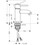 Immagine di Axor Uno² Miscelatore monocomando lavabo 90, finitura cromo 38020000