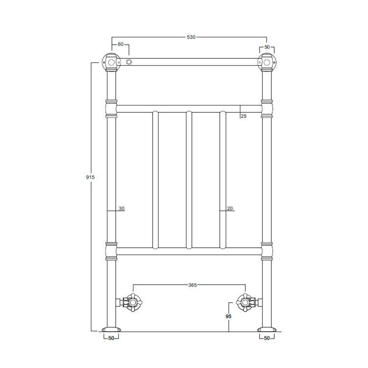 Immagine di Simas Radiatore a pavimento 95X65  4621351