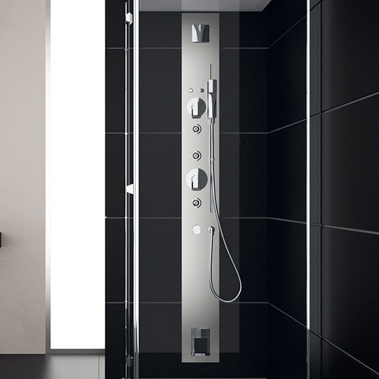 Immagine di Teuco Chapeau Colonna con erogatore di vapore + kit di istallazione fuori muro P548S2-K154