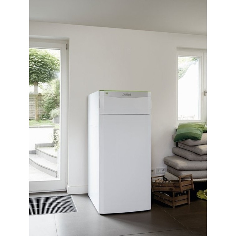 Immagine di Vaillant flexoTHERM exclusive VWF 57/4 230V Pompa di calore geotermica a basamento soluzione salina/acqua 0010016428