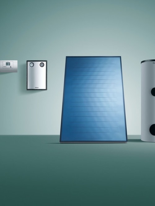 Immagine di Vaillant auroSTOR exclusive VIH S 300/3 MR Green IQ bollitore solare bivalente 287 litri per acqua calda sanitaria  0010020664