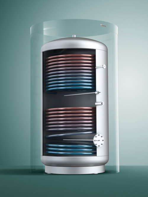 Immagine di Vaillant auroSTOR exclusive VIH S 300/3 MR Green IQ bollitore solare bivalente 287 litri per acqua calda sanitaria  0010020664