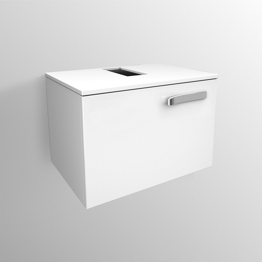 Immagine di Ideal Standard STRADA Mobile sottolavabo con Top 600x400x420 mm, Finitura Bianco laccato lucido K2723WG