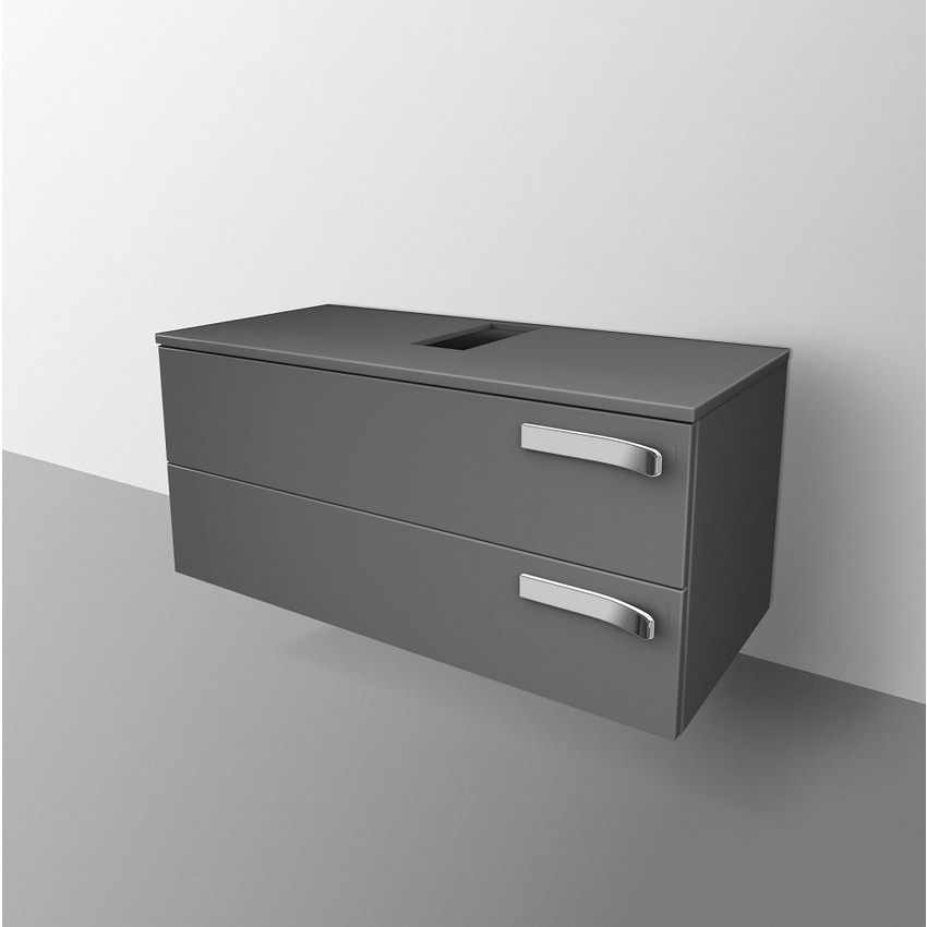 Immagine di Ideal Standard STRADA Mobile sottolavabo con Top 900x400x420 mm, Finitura Grigio lucido K2457WH