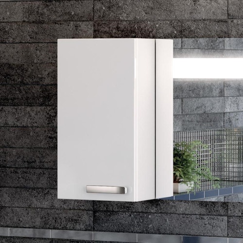 Immagine di Ideal Standard STRADA Pensile 350x218x648 mm con anta a sinistra,chiusura ammortizzata, Finitura Bianco laccato lucido K2732WG