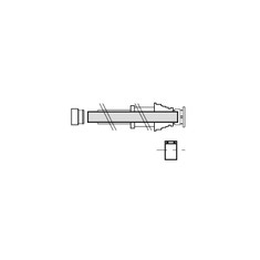 Immagine di Vaillant Passante fuori tetto verticale 1,5 m (colore nero) 0020220656