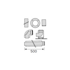 Immagine di Vaillant Set intubamento 80/125mm-80mm: 303250