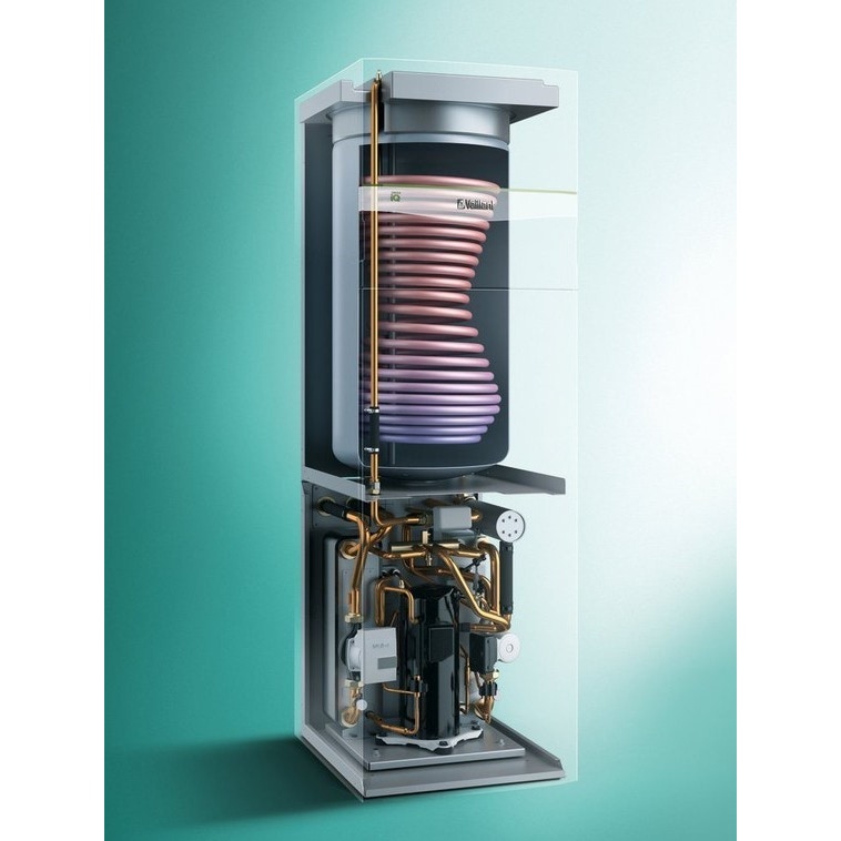 Immagine di Vaillant flexoCOMPACT exclusive W/W 11 kW 230V Pompa di calore geotermica a basamento acqua/acqua combinata + fluoCOLLECT 0020237948