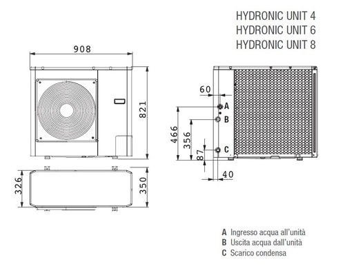 Immagine di Beretta HYDRONIC UNIT LE 4 B Pompa di calore idronica aria-acqua, monofase, compatibile con SISTEMI IBRIDI 20103221