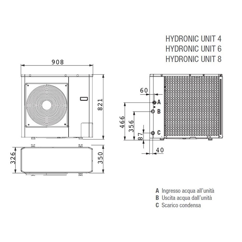 Immagine di Beretta HYDRONIC UNIT LE 4 B Pompa di calore idronica aria-acqua, monofase, compatibile con SISTEMI IBRIDI 20103221