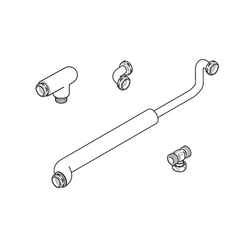 Immagine di Vaillant Kit ricircolo senza pompa, integrabile e completo di tubi ed accessori 0020170502