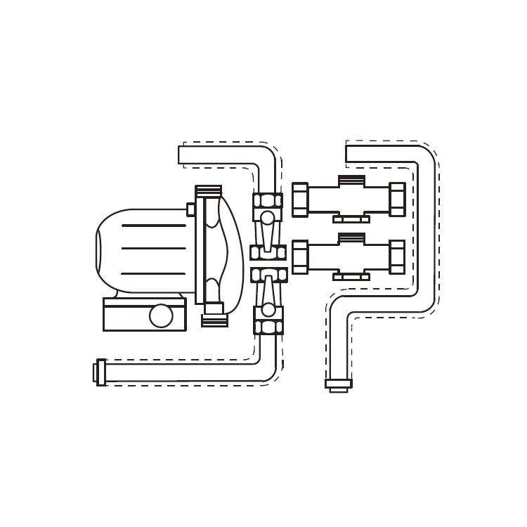Immagine di Vaillant Kit di collegamento idraulico in caldaia a bollitore 0020152965
