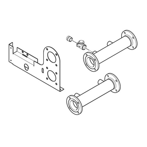 Immagine di Vaillant Blocco idraulico per 1 caldaia in linea o 2 fronte-retro con attacco DN65 (<400 kW) 0020151818