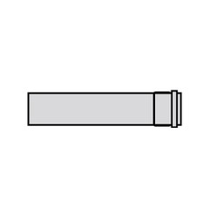 Immagine di Vaillant Prolunga 1 m,160 mm  0020095546