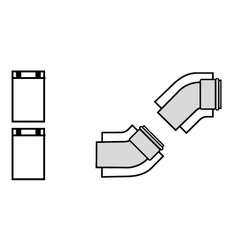 Immagine di Vaillant Coppia Curve 45° 110/160 mm 0020106379