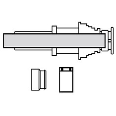 Immagine di Vaillant Passante fuori tetto verticale 110/160 mm 0020106371