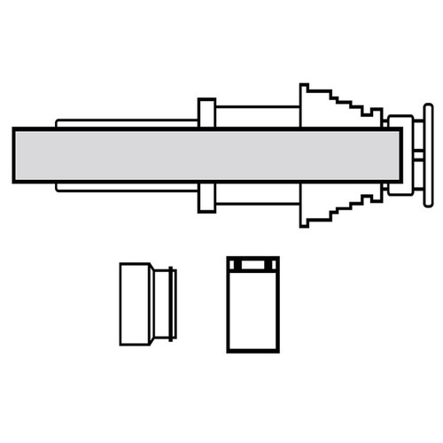 Immagine di Vaillant Passante fuori tetto verticale 110/160 mm 0020106371