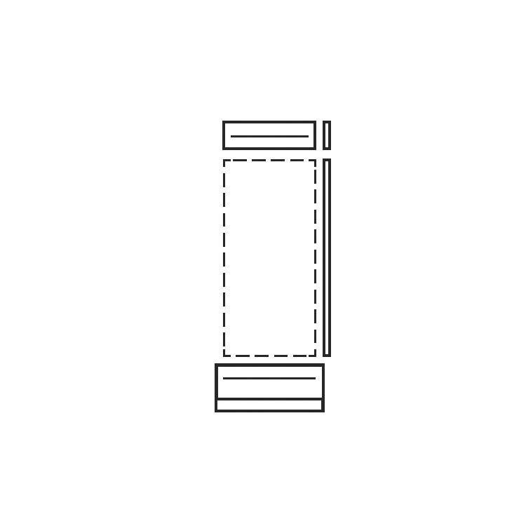 Immagine di Vaillant Set incasso aggiuntiva VFK V, verticale 0020092570