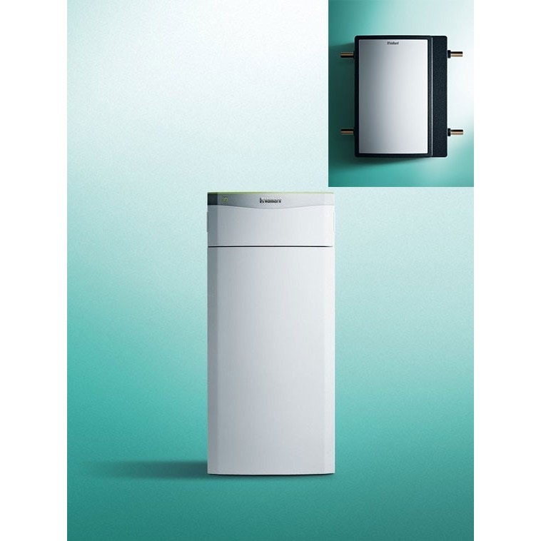 Immagine di Vaillant flexoTHERM exclusive W/W 8 kW 400V Pompa di calore geotermica a basamento acqua/acqua, trifase + fluoCOLLECT 0020221204